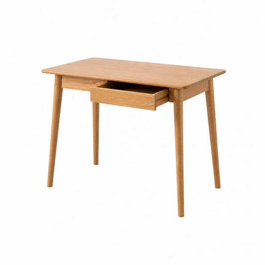 Schreibtisch mit MDF-Holzoptik und Metallgestell