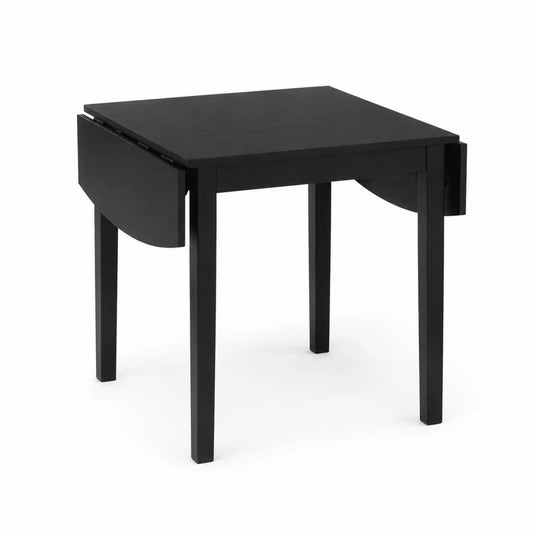 Runder Esstisch mit Keramikplatte und Metallfuß Schwarz/Weiß 120cm