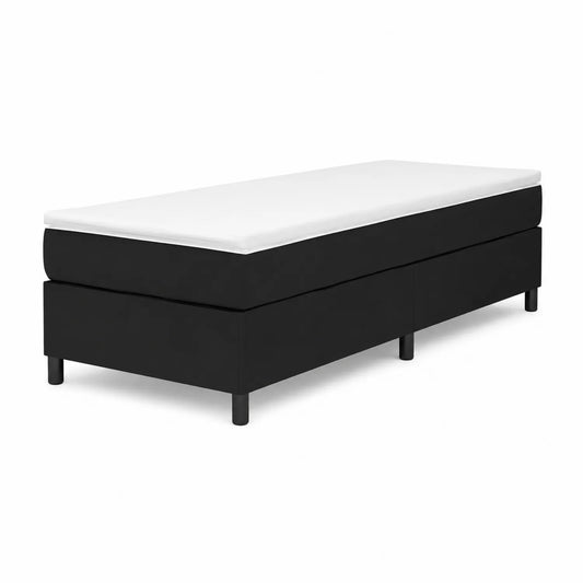 Polsterbett mit LED-Beleuchtung Beige 200x160 cm