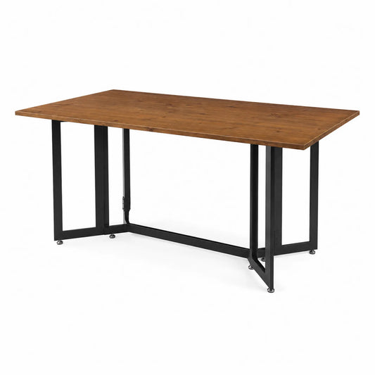 Runder Esstisch Schwarz 120 cm Holz